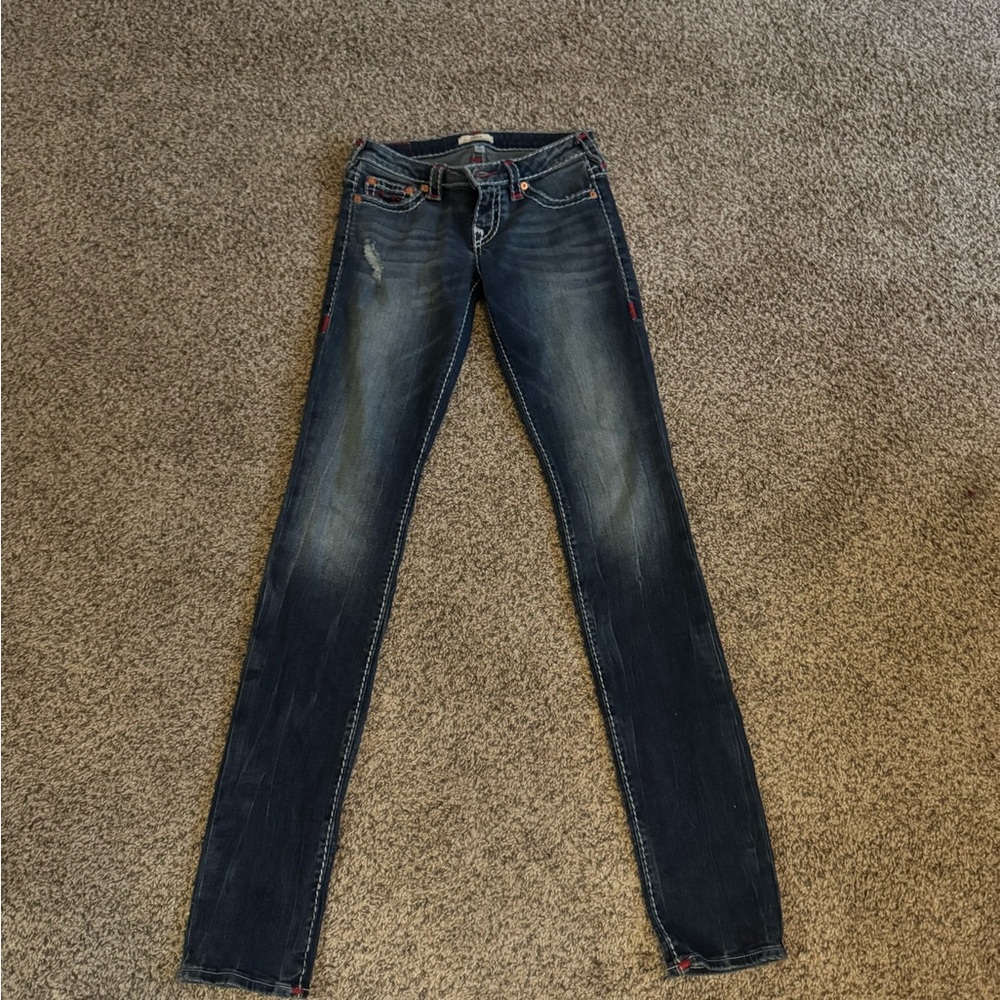 True Religion Dark Blue Skinny Jeans
